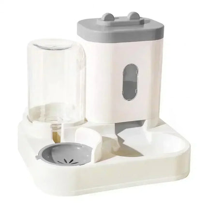 Hassle-Free Automatic Pet Feeder & Water Dispenser - Large Capacity for Cats