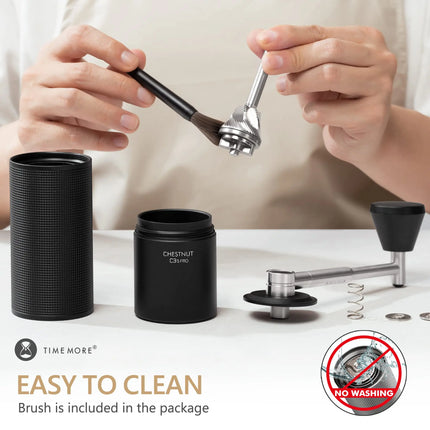 TIMEMORE Chestnut C3S Pro / C3ESP Pro Manual Coffee Grinder With Foldable Crank S2C Burr Inside Portable Hand Espresso Grinder