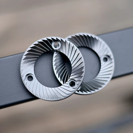 64mm Flat Burrs with Titanium plating Sweet High-Uniformity Espresso Grinding, Commercial Espresso Coffee Bean Grinder Burrs