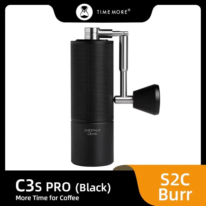 TIMEMORE Store Chestnut C3ESP PRO Manual Coffee Grinder Capacity 25g Hand Adjustable Steel Core Burr Send Cleaning Brush