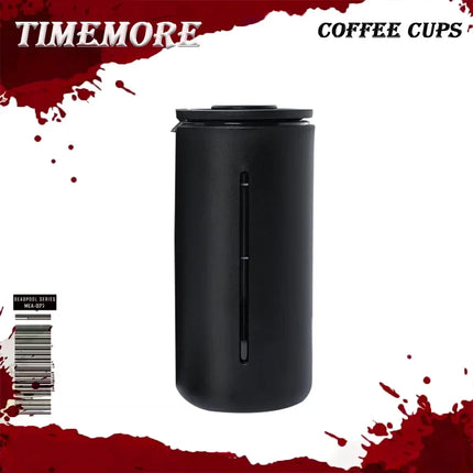 IN Stock TIMEMORE Small U French Press Coffee 450ml Maker Utensils Mug White Black for Kitchen Home Trave Office Coffee Cups