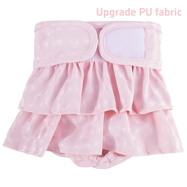 Adjustable Dog Diapers Female Reusable Washable Diapers Dog For Small Middle Solid Color Dog dress Cutey Pet supplies
