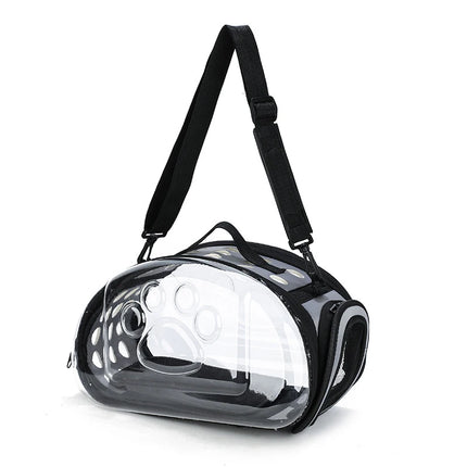 EVA Foldable Transparent Pet Carrier - S(35x20x22cm, up to 1.5kg) / L(42x33x28cm, up to 4kg), 5 Colors