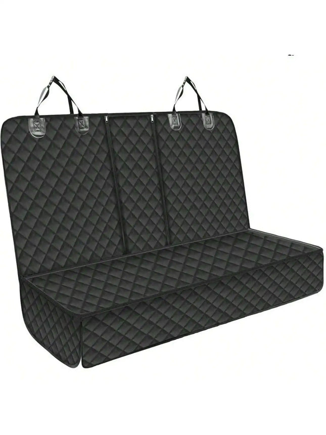 Dog Car Seat Cover with Middle Armrest Access - Waterproof Pet Travel Carrier Mat