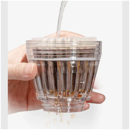 IN Stock TIMEMORE Crystal Eye Travel Brewer 300ml Portable Coffee Brewer Coffee Cup 2-in-1 Compatible with 155 # Paper Filter