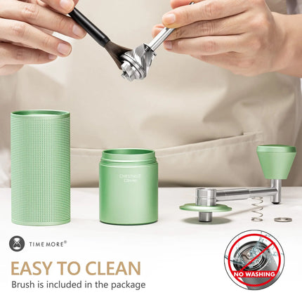 TIMEMORE Chestnut C3S Pro / C3ESP Pro Manual Coffee Grinder With Foldable Crank S2C Burr Inside Portable Hand Espresso Grinder