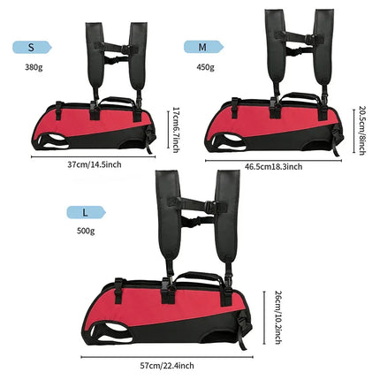 Dog Support Backpack Carrier - Lift Assist for Senior, Injured & Disabled Dogs on Stairs & Cars