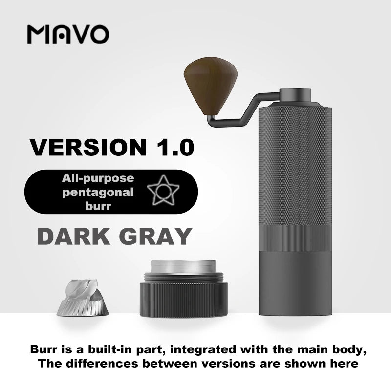 MAVO Manual Coffee Grinder Portable Pour over & Espresso Grinder Hand Grinding Coffee Mill Coffee Machine Coffee Grinders