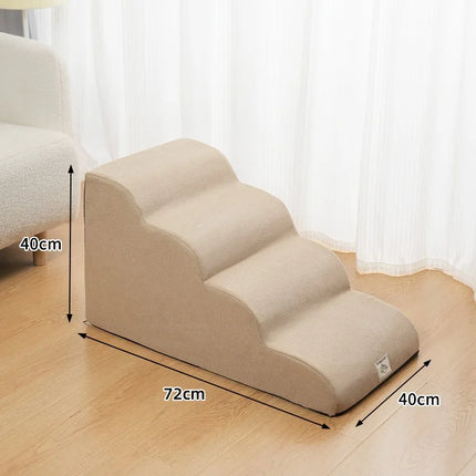 Dog Ramp Pet Stairs Bed Sofa Portable Foldable Non Slip Washable Detachable Cover Small Senior Puppy Indoor Dog Stairs Dog Ramp