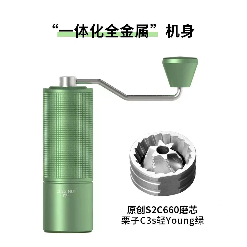 TIMEMORE Chestnut  C3ESP C3S Manual Coffee Grinder All-metal Body & S2C Burr Send Cleaning Brush Free Shipping