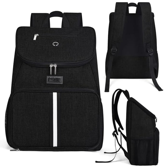 Water-Resistant Pet Travel Backpack - Weekend Tote with Food & Accessories Storage, XL