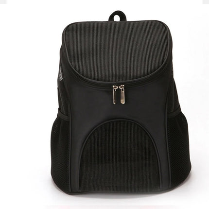Foldable Breathable Nylon Pet Backpack - Travel Carrier Bag, S/L, Black/Red/Blue/Coffee