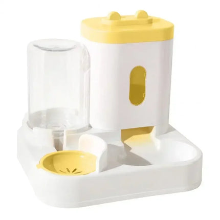 Hassle-Free Automatic Pet Feeder & Water Dispenser - Large Capacity for Cats