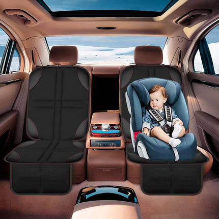 Car Seat Protector Cover for Kids & Pets - Non-Slip, Waterproof Oxford Fabric with Storage Pockets