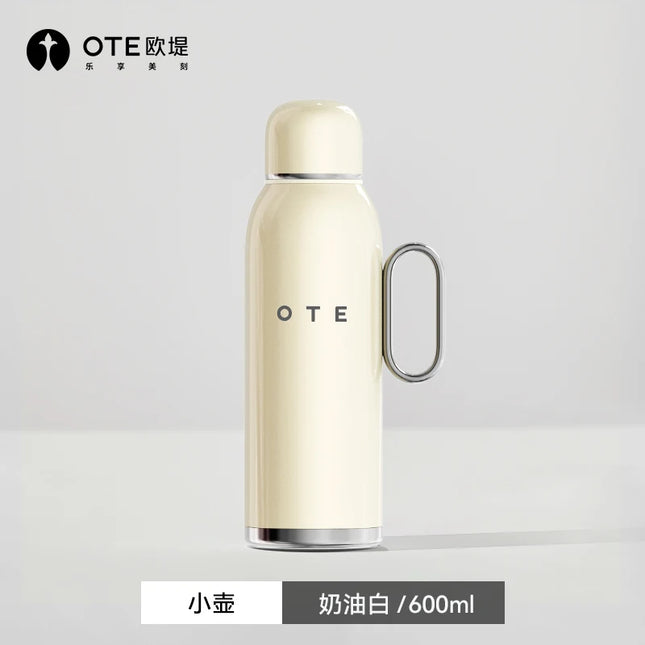 IN Stock OTE Insulating Pot Stainless Steel Liner High Capacity 600ML Vacuum Flask Insulated Portable Sealing Up Water Bottle