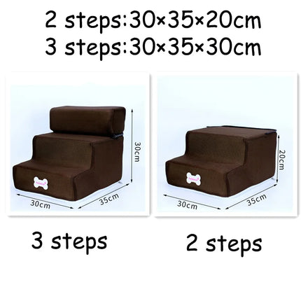 Hot Dog House Dog Stairs Pet  Stairs for Small Dog Cat Pet Ramp Ladder Anti-slip Removable Dogs Bed Stairs Pet Supplies