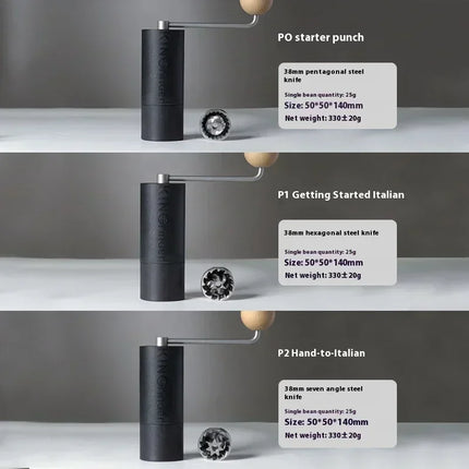 IN Stock Kingrinder P0 Series Coffee Bean Hand Grinder Italian Coffee Precision Hand Mill Portable Outdoor Home Coffee Grinder