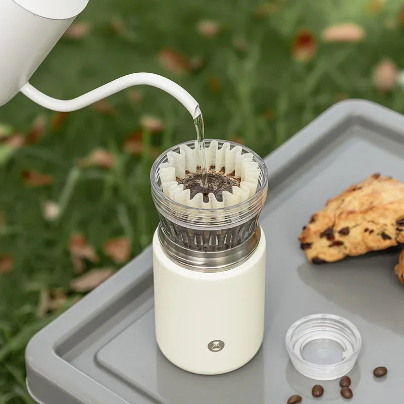 IN Stock TIMEMORE Crystal Eye Travel Brewer 300ml Portable Coffee Brewer Coffee Cup 2-in-1 Compatible with 155 # Paper Filter