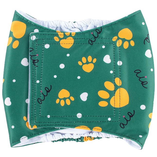 Male Dog Diapers Washable & Reusable - Eco-Friendly Pet Sanitary Wraps, Waterproof Leak-Proof Doggie Diapers Perfect for Puppies