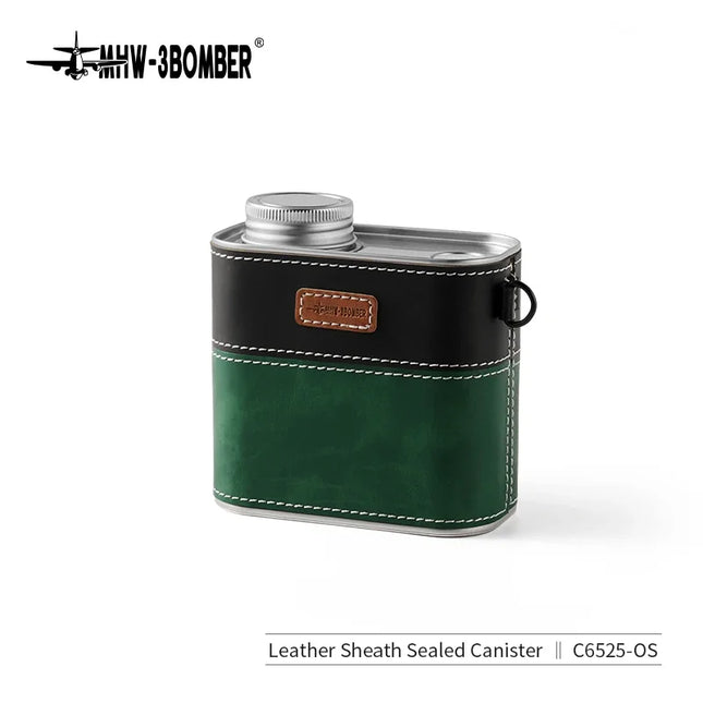 IN Stock MHW-3BOMBER 600ml Metal Sealed Container with Air Valve Airtight Canister Portable Storage Bag Coffee Camping Tools