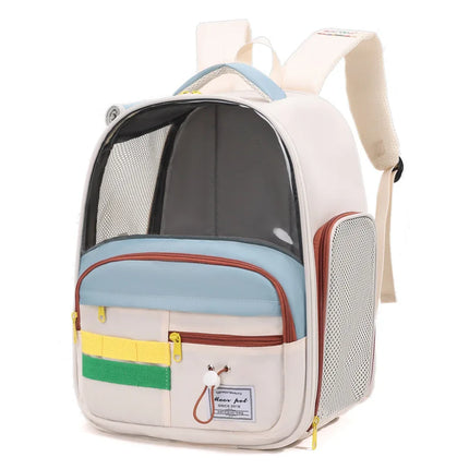 Large Capacity Breathable Pet Shoulder Backpack - Comfortable Outdoor Carrier, 2 Styles