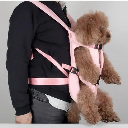 Front-Hugging Large Dog Backpack - Breathable Outdoor Carrier, S/M/L/XL, 7 Colors