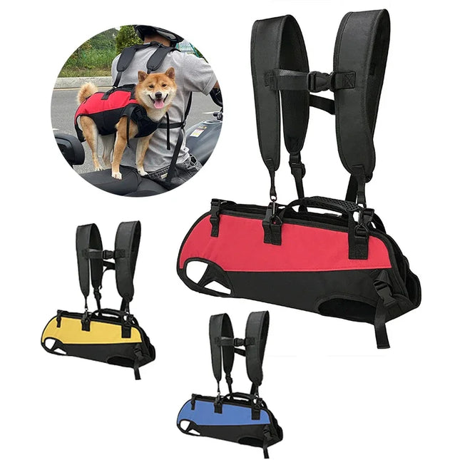 Dog Support Backpack Carrier - Lift Assist for Senior, Injured & Disabled Dogs on Stairs & Cars