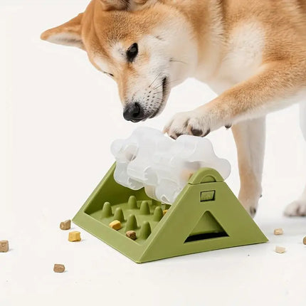 Interactive Dog Food Dispenser Toy - Puzzle Feeder with Leak-Proof Design, Slow-Feeding Design & Durable PP Material for Dogs