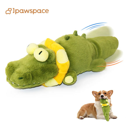Automatic Flapping Plush Dog Toy - Motion-Activated Squeaky Self-Play Toy for Indoor Dogs
