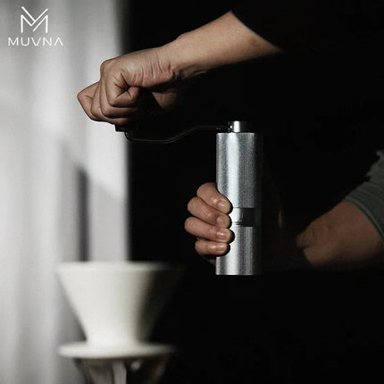 IN Stock MUVNA GM1 Adjustable Manual Coffee Grinder Coffee Grinder with Stainless Steel 38mm Conical Burr Portable Grinder
