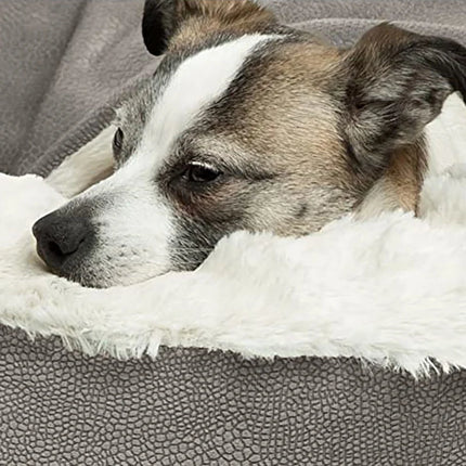 Orthopedic Dog & Cat Bed - Warm 100% Cotton Cushion Kennel for Indoor Use (S/M)