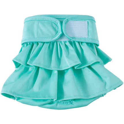 Adjustable Dog Diapers Female Reusable Washable Diapers Dog For Small Middle Solid Color Dog dress Cutey Pet supplies