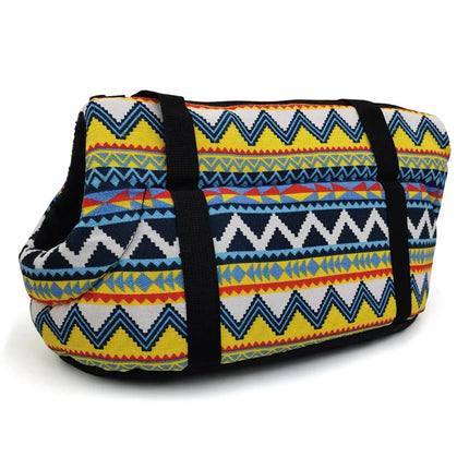 Oxford Fleece Dog Sling Carrier - S(38x20x25cm, up to 6kg) / L(43x30x28cm, up to 12kg), Built-in Hook, Windproof, Style A & B