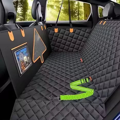 Pet Car Rear Seat Cover - Waterproof Breathable Mesh Dog Mat, 137x147cm