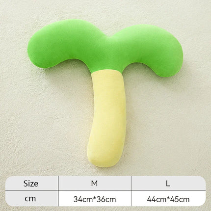 Pet Fleece Sleeping Pillow - Soft Neck Support for Dogs & Cats, 2 Shapes & Sizes