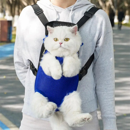 Adjustable Legs-Out Pet Front Carrier Backpack - S/M/L/XL, Hiking & Riding, 6 Colors