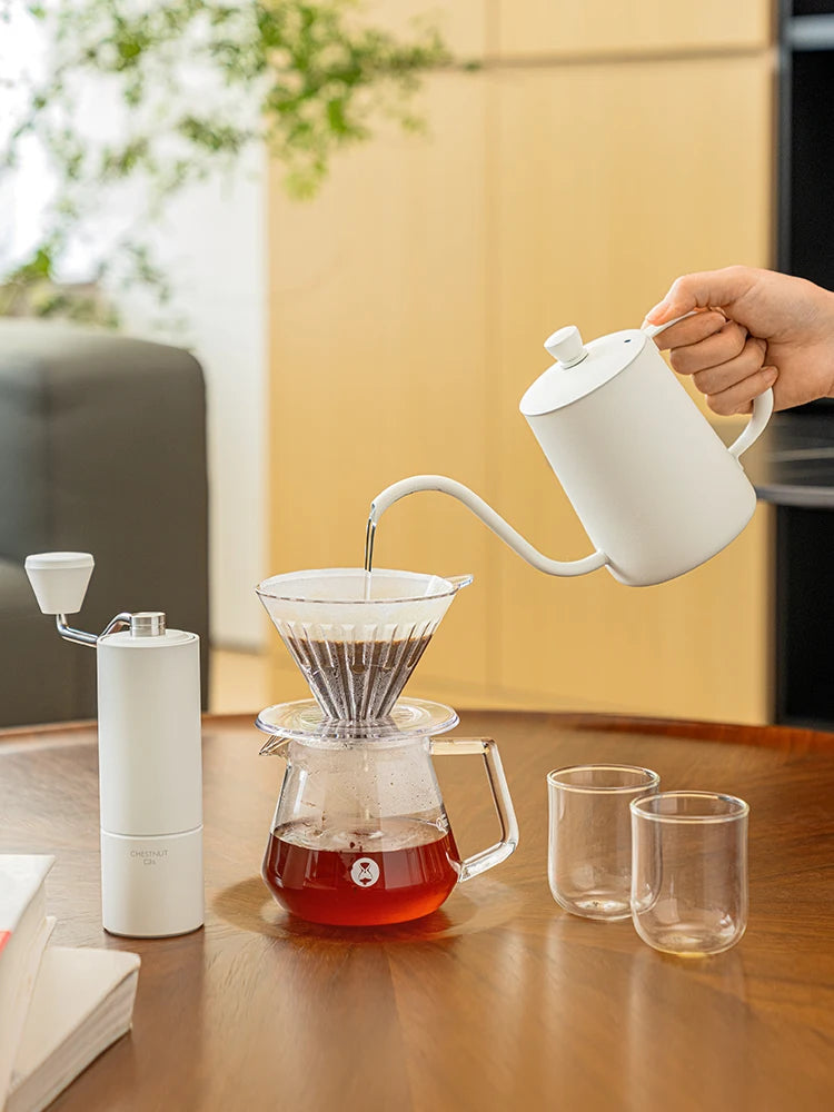 In Stock Timemore Chestnut C2S C3S Manual Coffee Grinder Set Include Coffee Pot Coffee Measuring Spoon Thermometer Barista Tools