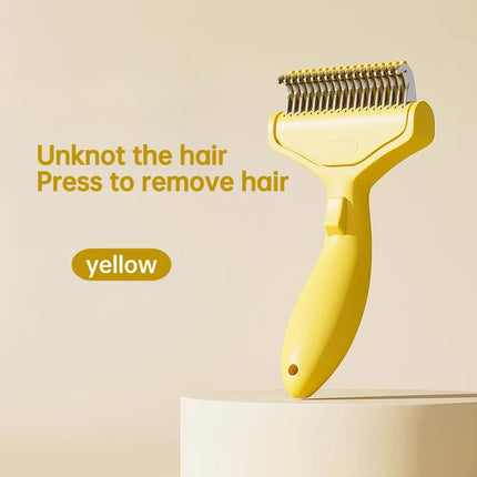 Pet Hair Comb Pet Hair Remover Dog Brush Pet Accessories Comb Thinly Pet Grooming Comb Cat Hair Remover Essential for Pet Owners