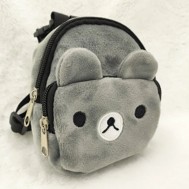 Durable Puppy Self-Carry Backpack - Adjustable Harness with Leash & Snack Bag for Dogs