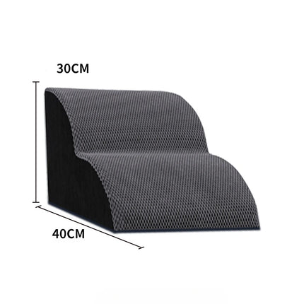 Pet 2/3 Step Dog Stair Cat Pet Ramp Ladder Washable Non Slip Removable Memory Foam Pet Products Ramp for Dog Pet Stairs for Dogs
