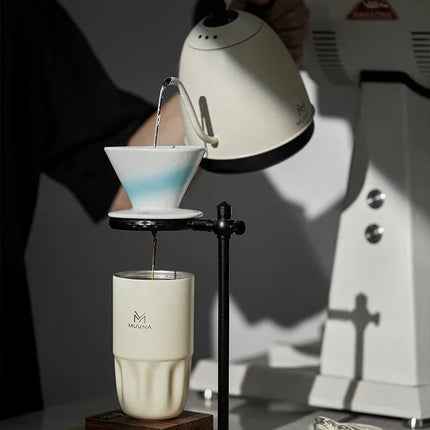 IN Stock MUVNA Coffee Insulated Cup, 260ML/450ML Outdoor Portable Ice Cup Travel Coffee Mug Spill Proof with Lid Car Thermos Cup