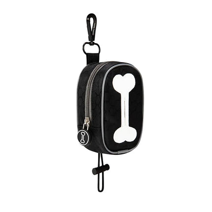 Dog Poop BagHangable Dispenser Zipper Dogs Walking Accessory Waste Bag Holder Portable Cute Garbage Bags Organizer Pet Supplies