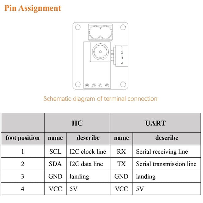 UAV Dtof 8M Infrared Optical Flow Ranging Module Drone Spare Part UART I2C Luminous Flux Distance Range Finder