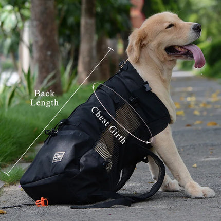 Polyester Breathable Large Dog Carrier Backpack - 1-4kg/4.5-8kg/8.5-15.5kg/16-30kg, Cycling & Travel, Gray/Blue/Red/Black