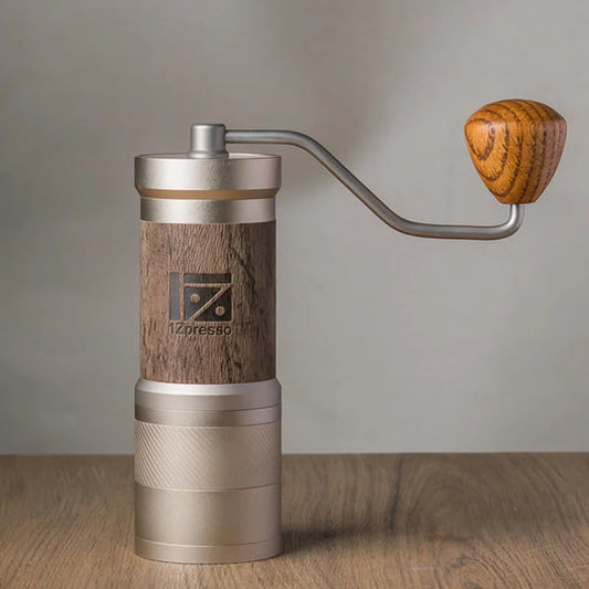 NEW2023 1zpresso JE plus manual coffee grinder  sus420 stainless steel titanium plated  47mm burr  6core