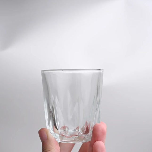 Creative - Glass Cups: Ideal for Whiskey, Juice & More - Elevate Your Table Setting with Translucent Elegance