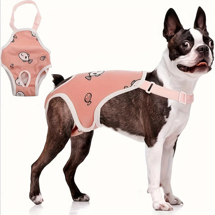 Reusable Dog Diapers - Washable, Adjustable Female Dog diapers with Buckle Closure, Breathable Mesh Pants for Dogs
