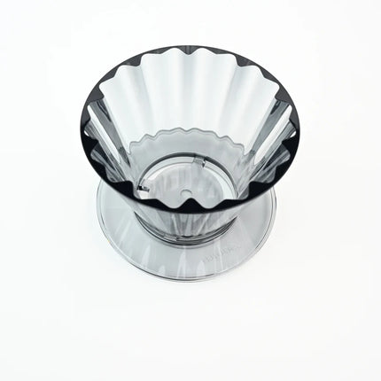 Cupcake Coffee Dripper 1-2Cups,Pour-over Coffee Brewer,BPAfree,Compatible with basket filters,boosts clarity and layered flavors