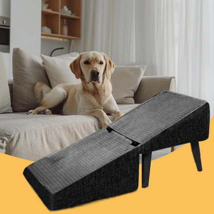 Foldable Dog Ramp for Bed & Vehicle - Non-Slip, Supports up to 50kg