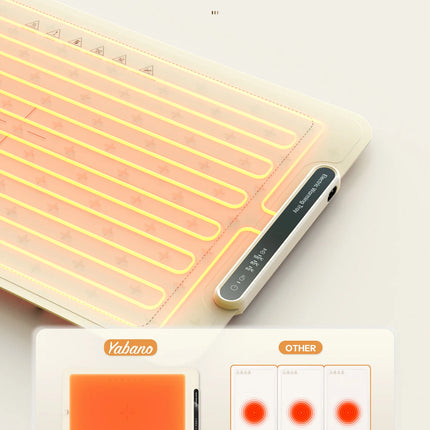 Electric Warming Tray, Yabano Foldable Food Warming Mat with 3 Temperature Settings, Auto Shut-Off Food Warmer for Buffet